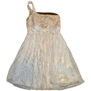 BCX Dress 1 shoulder jeweled  size 3 Fully Lined short formal/ party dress NEW!